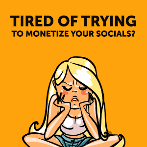 Tired of trying to monetize your socials? Stop wasting your time, register on fancentro.com
